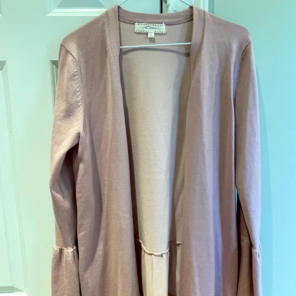 NWOT - Rose cardigan with bell sleeves
